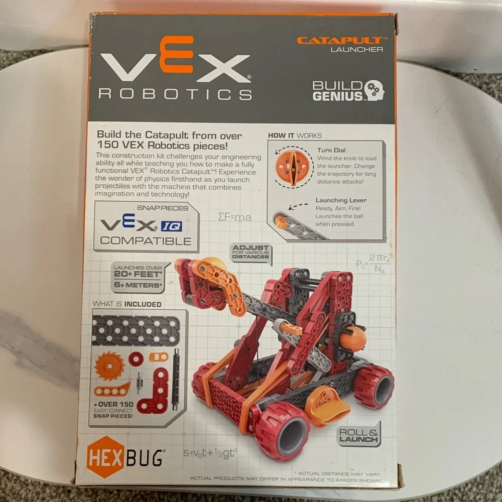HEXBUG VEX‎ Robotics Catapult Launcher - Orange and Gray